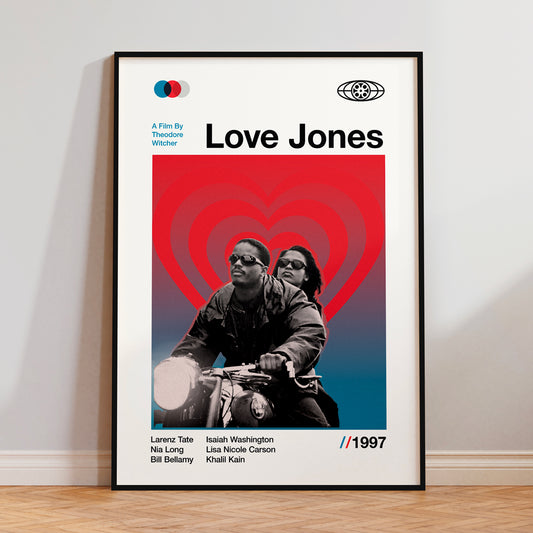 Love Jones Minimalist Movie Art Print